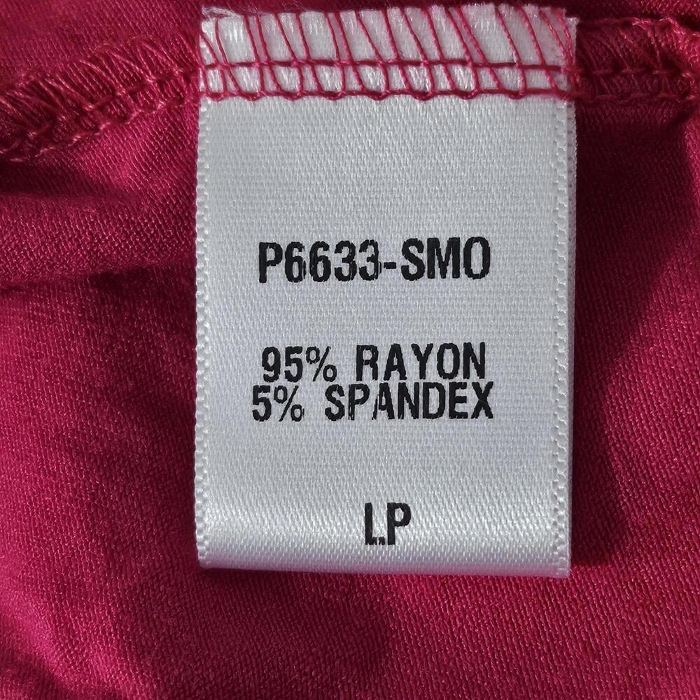 2/$30 NWOT Loveappella Pink Flounce Hem Halter Dress Size LP - Picture 4 of 5